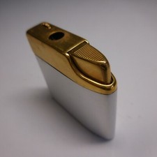 Briquet argent or SILVER MATCH spécial femmes JMC PLORGAVI art déco N4876