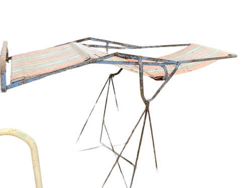 Ancienne chaise balancelle - ,