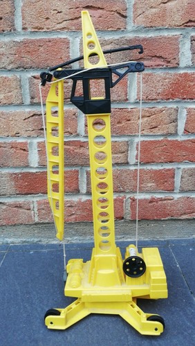 Ancien jouet grue chantier - grue,
