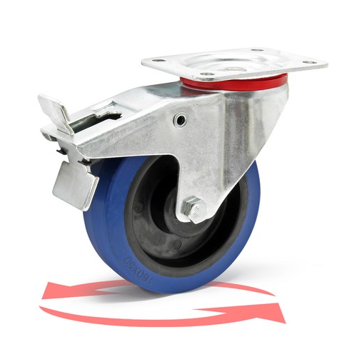 Roulette pivotante avec frein - pivotante,