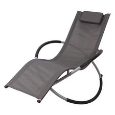 CHAISE LONGUE GRISE, RELAX DE JARDIN, CHAISE DE JARDIN, ROCKING CHAIR, RESIST...