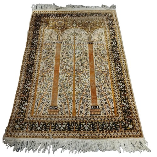 Tapis persan ancien - soie, ou