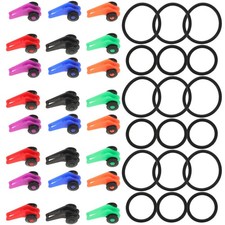  60 Pcs Clips De Canne À Pêche Multicolores Porte-crochet Pour Leurre