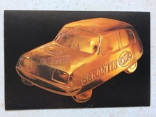 Vintage RENAULT 5 R5 4L Car Sticker Vintage Gold Bar Warranty