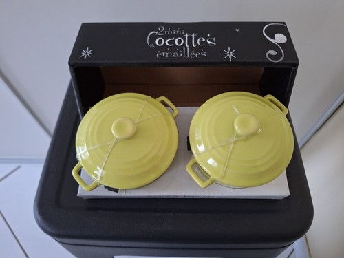 Lot mini cocottes en gres - lot, 2