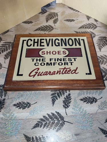 Plaque publicitaire chevignon - ,
