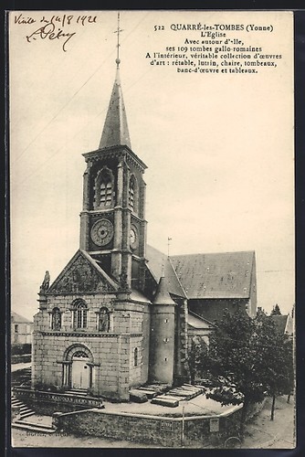 Cpa quarré les tombes yonne - quarré-les-tombes, /yonne