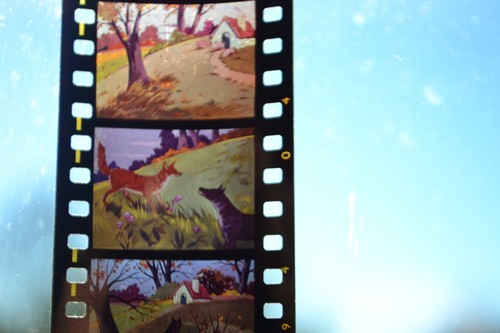 Ancien film fixe - , couleur