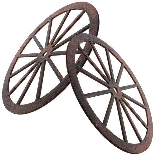 Pcs roue charette en bois - charette,