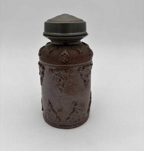 Ancien pot tabac grès - pot, à