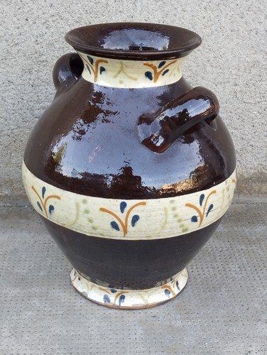 Ancien vase poterie art - ancien,