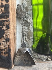 Vtg Sterling Handle Atomium Sugar Scoop Spoon 5in"