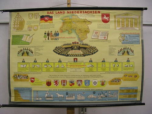 Carte murale scolaire état - carte,
