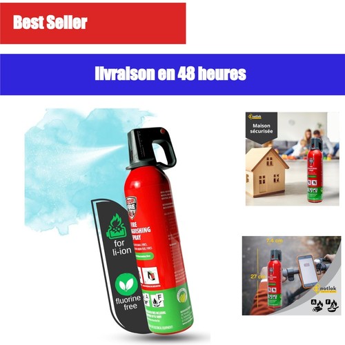 Extincteur 750ml maison a - maison, e,