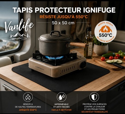 Tapis ignifuge 50x50 - tapis,