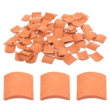  80 Pcs De Tuiles Toit Maquette Miniature Modèle Accessoire Jardin