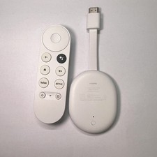 Google Chromecast with Google TV 4K HDR UHD - Snow