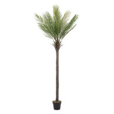 Palmier artificiel plante artificielle arbre en pot 210 cm intérieur/extérieur