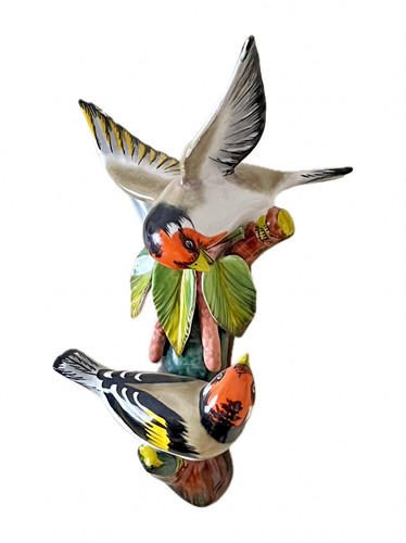 Paire figurines oiseau - paire, de