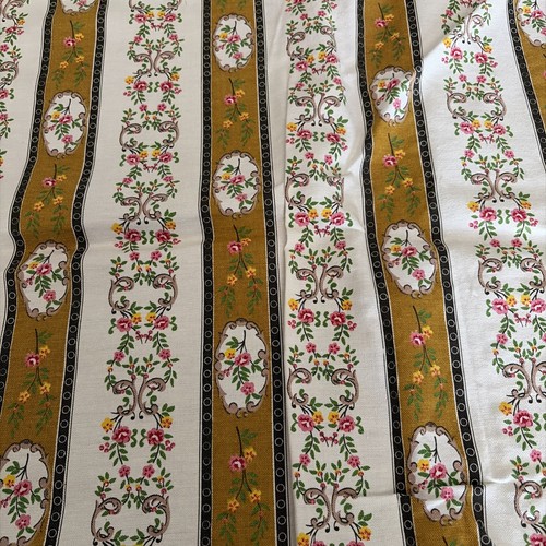 Tissu fleuri ancien vintage - fleuri,