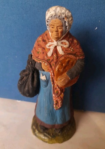 Rare ancien santon marie - santon,