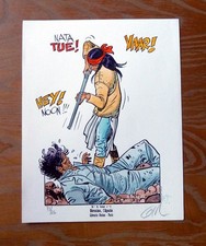 Ex-libris aquarellé BLUEBERRY