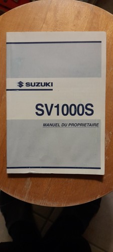 Manuel propriétaire suzuki - manuel,