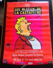 Rare affiche belge Tintin &