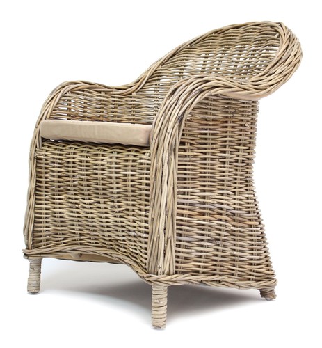 Fauteuil rotin koboo grey - en, grey"