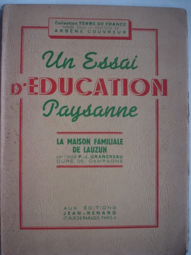Essai education paysanne - un,