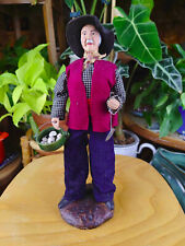 Santon antique FLORENCE, men's cook, seafood + kitchen utensils