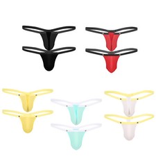 Mens Briefs Breathable G-String C-string Thongs T-Back Panties Micro Underpants