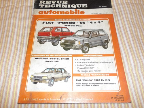 Revue technique fiat panda - technique,