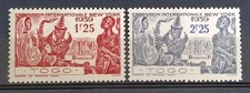 2 Timbres Togo Exposition