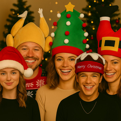 Chapeaux noël amusants - chapeaux,