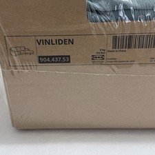 IKEA Vinliden Cover Slipcover Sofa with Chaise Hakebo Light Turquoise 904.437.53