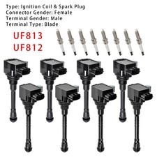 8X Ignition Coil & Spark Plug