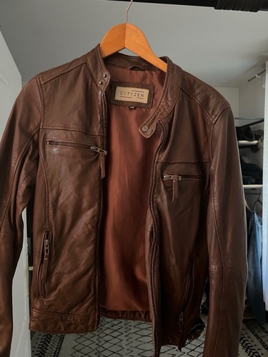 Blouson cuir mouton - cuir,