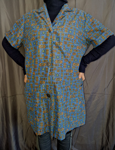 Nylon dederon smock - nylon,