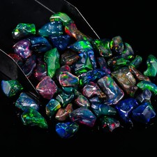 Lot de 100 Pièces Opale Noire