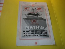 DEPLIANT D EPOQUE VOITURES