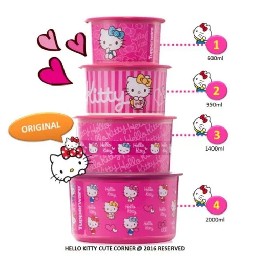 Tupperware hello kitty one - hello,