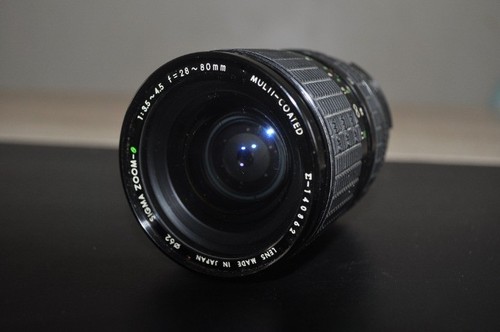 Sigma zoom 80mm - 28-80mm, f/3.5-5.6