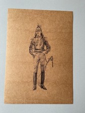 poster: officer of cuirassier France 1870