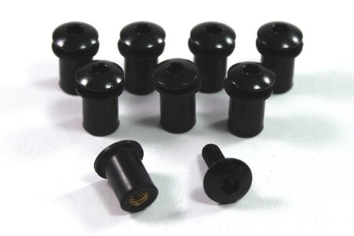 Noir aluminium pare - 8x,