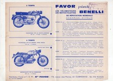 (motorcycle), old advertising papers: motoS FAVOR (Clermont Ferrand) P16390