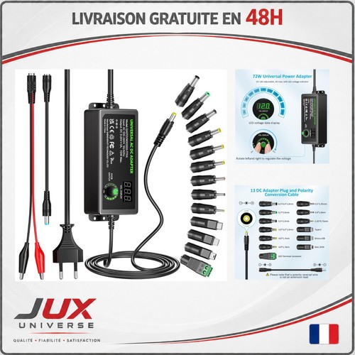 Adaptateur secteur universel