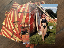 Hula Hoop Circus Performer Pretty Sexy Bikini Girl 1999 Circus Snapshots Photo