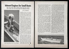 “Inboard Engines for Small Boats” 1946 HowTo INFO