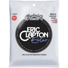 Martin Clapton EC12 - Jeu de cordes pour Guitare acoustique - Light 12-54